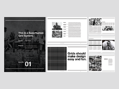 Superhuman Grid System 01 grid helvetica layout typography