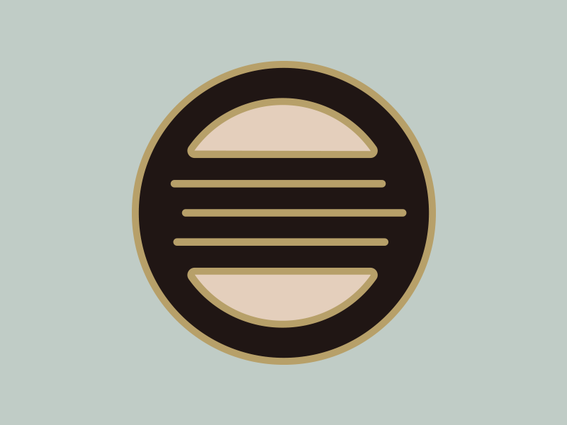 Otto's Chop Shop badge brand branding burger car color gold identity illustration logo mark type typography