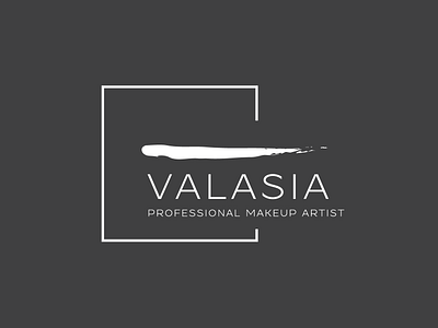 Valasia Logo Design artist branding design graphic design logo logo design makeup vector