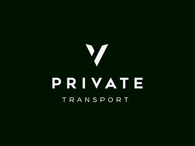 Private Transport Logo Design blackwhite branding design graphic design logo logo design transport v vector