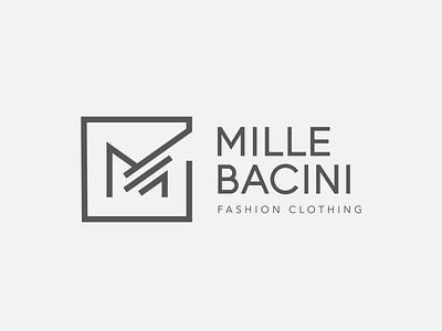 Mille Bacini Logo Design branding design graphic design logo logo design m monogram vector