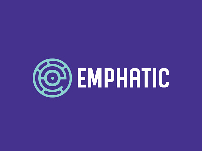 Emphatic Logo Design branding custom design e graphic design lineart logo logo design vector