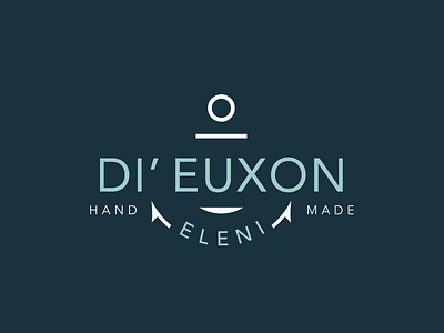 Di euxon Logo Design anchor branding custom design graphic design logo logo design vector