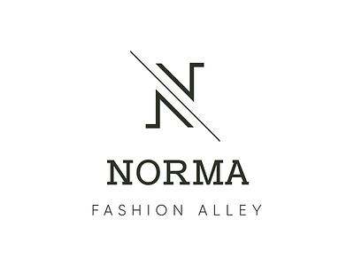 Norma Logo Design branding custom design fashion graphic design logo logo design monogram typography vector