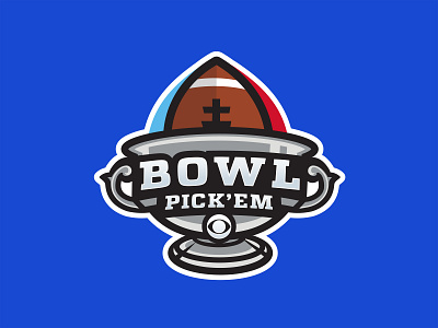 Bowl Pickem design illustration logo logodesign sports branding sports design sports logo sports logos