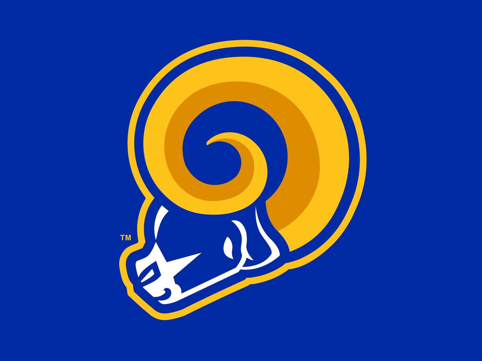 LA Rams logo concept by Tim Burke / Team ID on Dribbble