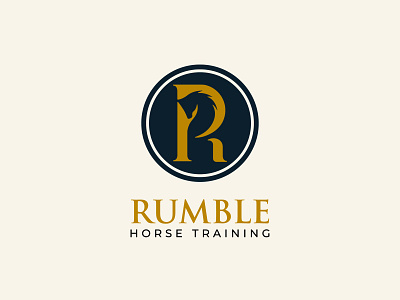 Horse Training Logo branding design horse training illustration logo minimalist modern negative space