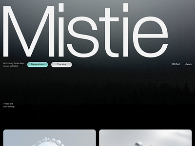 Mistie branding design graphic design typography ui