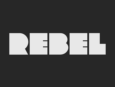 Rebel Agency Brand agency logo branding design graphic design identity logo