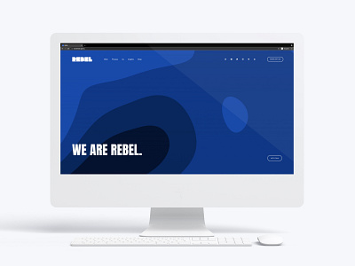 Rebel Agency Site agency site design ui web design website