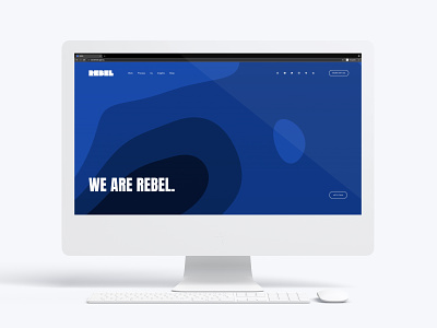 Rebel Agency Site agency site design ui web design website