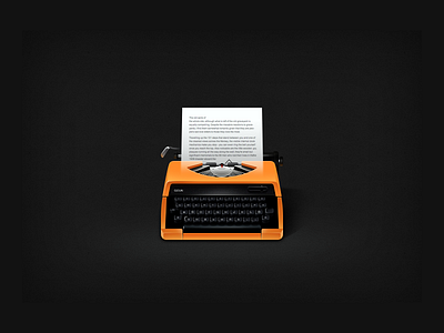 Typewriter icon