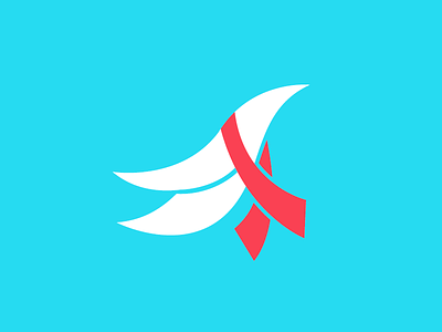 AIDS Campaign aids brand dove health hiv identity logo mark peace ribbon vih