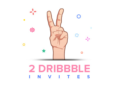 Invites 2 dribbble invitations invites