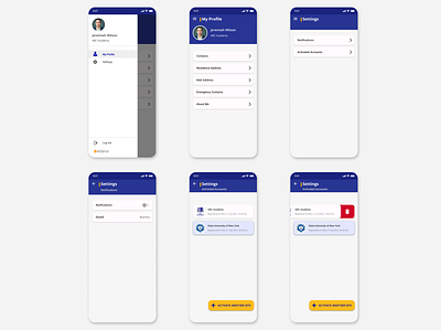 Edana App - Part 2 app branding mobile ui kit