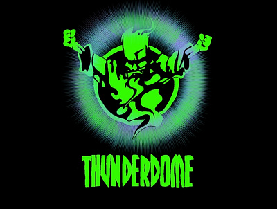 Thunderdome digital digital illustration графический дизайн иллюстрация плакат рисунок