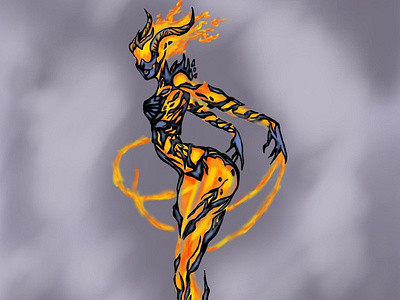 Vulcanica графический дизайн графический рисунок дизайн персонажа игровой арт иллюстрация цифровая иллюстрация цифровой рисунок