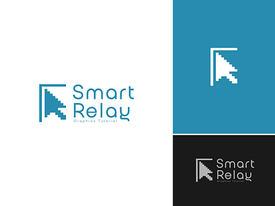 Smart Relay branding design logo tutor tutorlogo vector