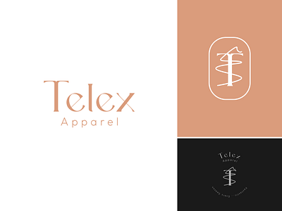 Telex Apparel branding design fashion fashion logo logo vector