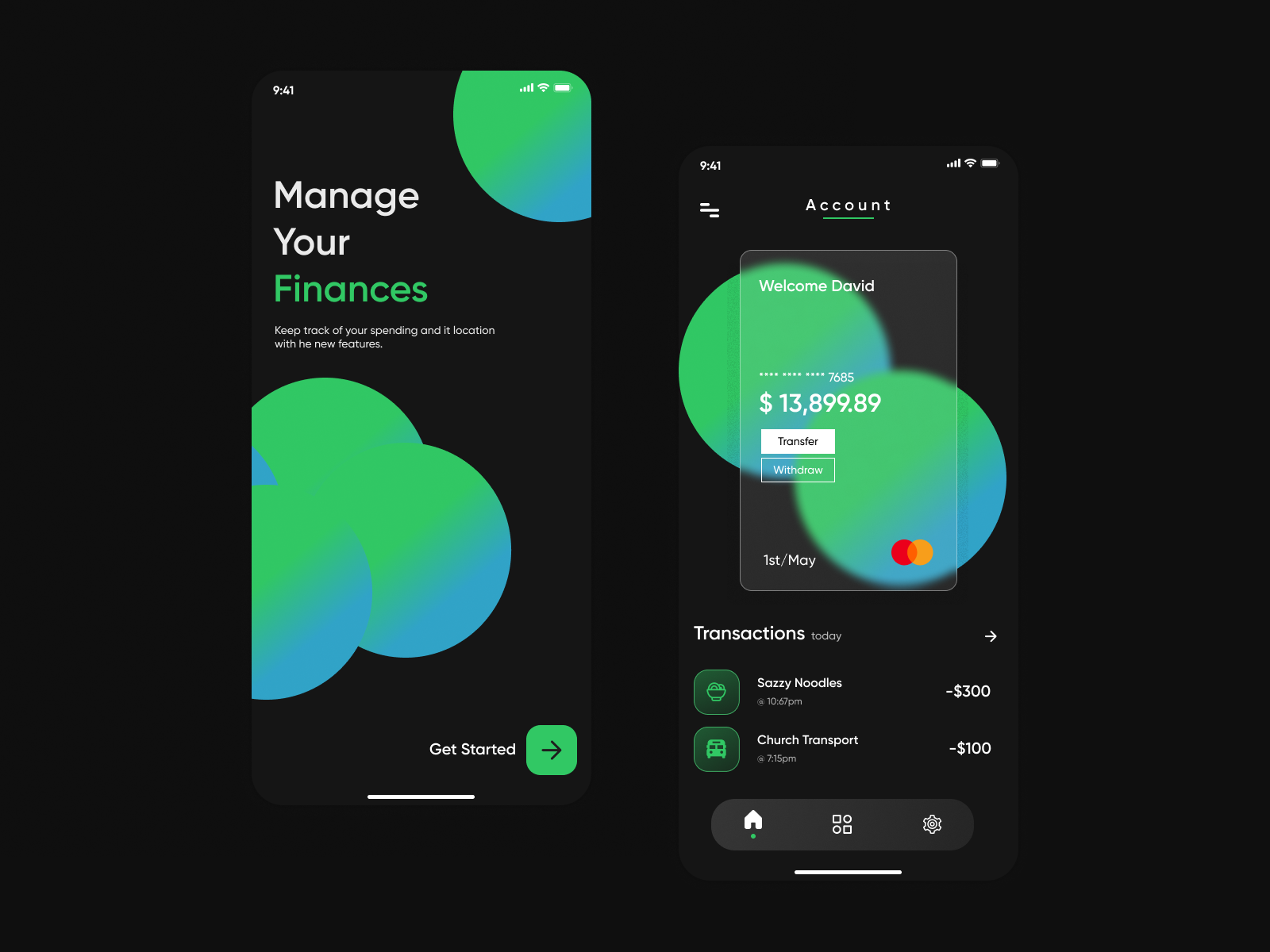 Online Banking App by Timothy Adeoye on Dribbble
