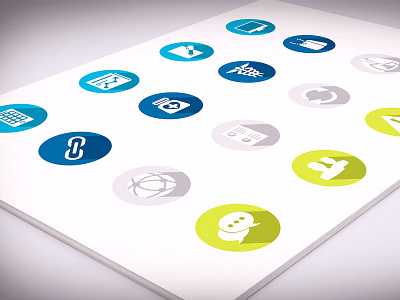 ERT Clinical + Healthcare Icons colors doctors drop shadow healthcare icon set illustration lookfeel saturated vector