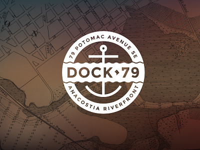 Dock79 Concept #3 branding campaign icon logo design web