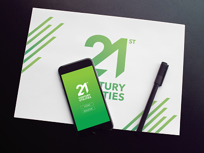 21st Century Utilities branding green logo logotype modern sustainability typography