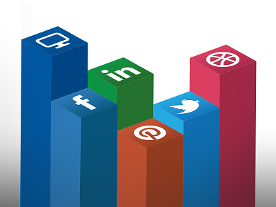 social structure 3d facebook icons social twitter