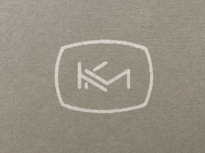 K + M Wedding Monogram