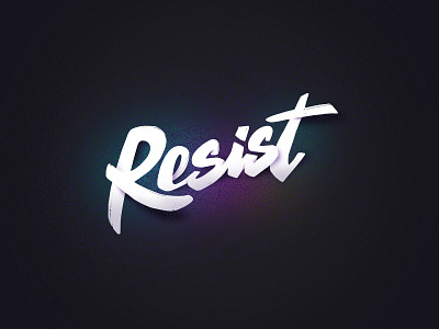 Resist glow noise script type