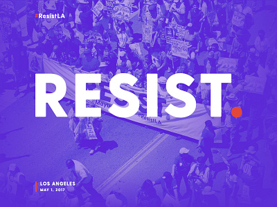 RESIST. bold la mayday parade resist solid statement trump
