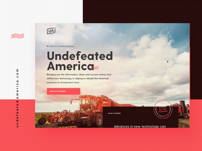 Undefeated America america blocks branding google interface refresh tshirts undefeated