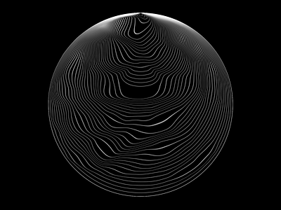 Circle Wave Exploration brand circle design minimal moon movement sound space vector waves