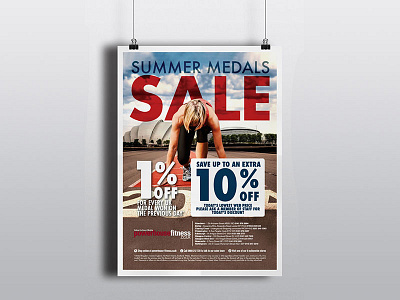 Powerhouse Fitness Promotional Posters branding design photoshop pos posters