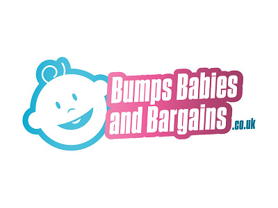 Bumps, Babies and Bargains Logo branding illustrator logo