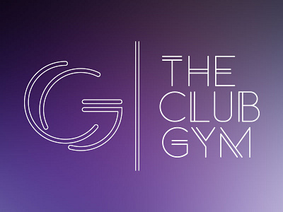 The Club Gym Logo branding illustrator logo