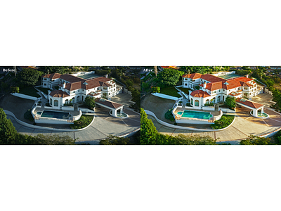 Aerial Photo Editing aerial photo editing bird view photo editing real estate photo editing