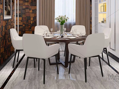 Dining table 3D Design