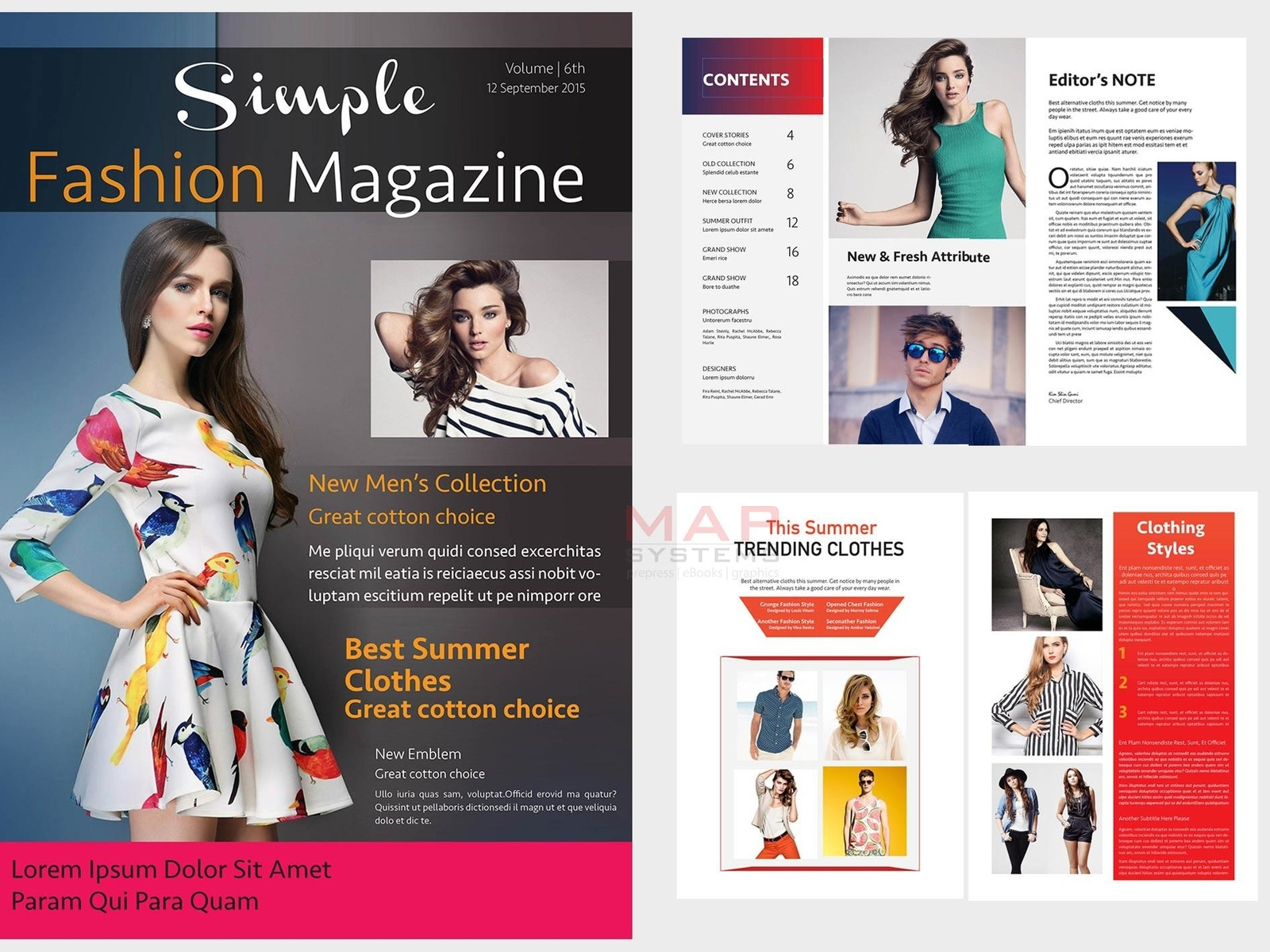 Magazine Design By Mary Williams On Dribbble