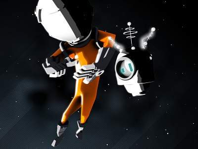 Space Buddies animation astronaut design illustration robot spaceman wip
