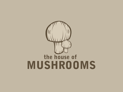 Logo design of mushrooms branding design graphic design illustration logo logo design