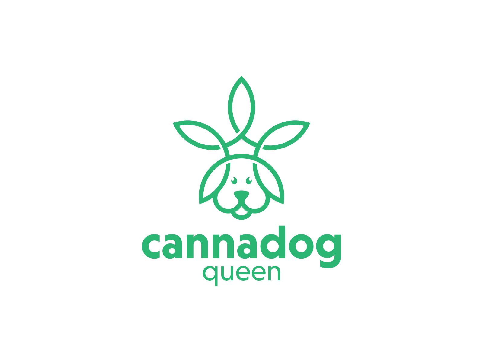 Cannadog Queen Logo Design by Artchilles Design on Dribbble