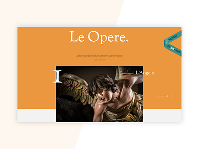 Website for a neapolitan artisan awwwards design interface ui ux webdesign website