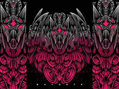 anubis mechanical robot agyptian animals anubis apparel design art design artwork band design cover design cyborg dark art digital drawing gods graphic design illustration mecha merch design robot tshirt design wolf wolf head