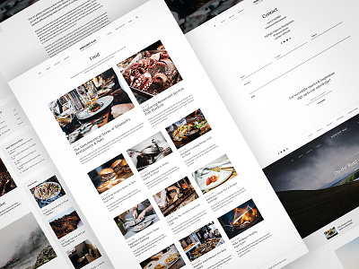 Magazine Theme Screens blog bright clean layout magazine theme typography ui web design website