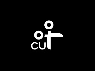 Cut brandign logo logo design minimalist logo