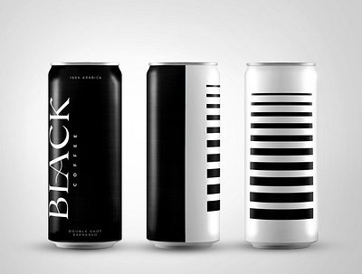 Black Coffee. Can Design branding graphic design illustration logo logo design packaging