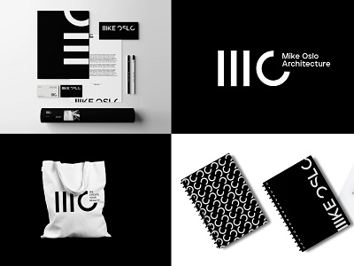 Mike Oslo Architecture. Visual Identity brandign branding design graphic design logo logo design minimalist logo visual identity