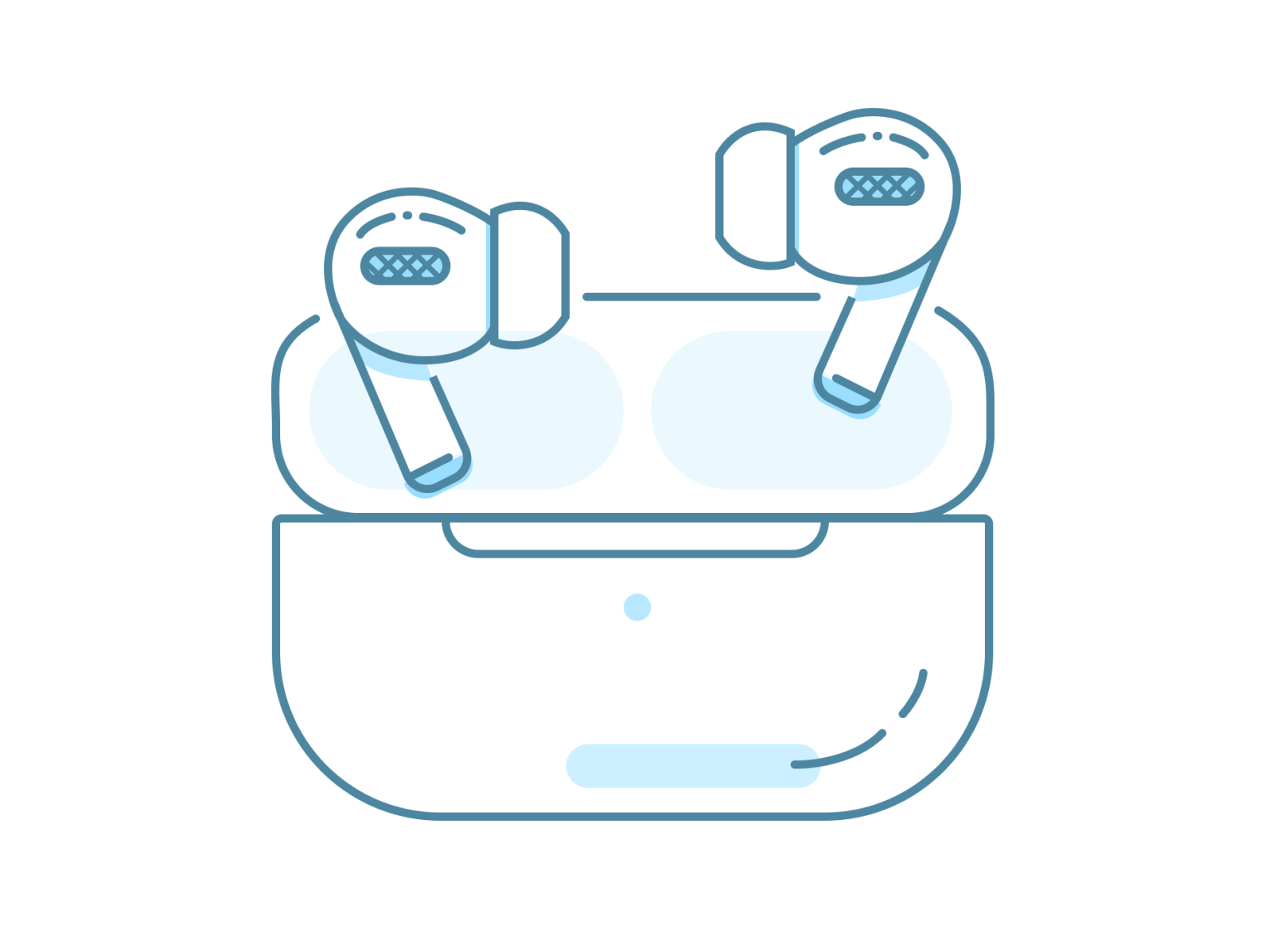 AirPods Pro illustration by Matt Hamm on Dribbble