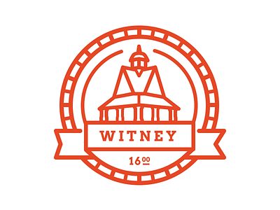 Witney Buttercross Badge badge badges buttercross classic illustration outline witney